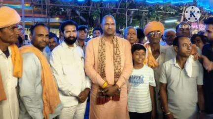 भूपालसागर: भूपालसागर के जाशमा में नवग्रह महायज्ञ का भव्य आयोजन, सांसद सीपी जोशी पहुंचे शनि मंदिर, उमड़ा श्रद्धालुओं का सैलाब