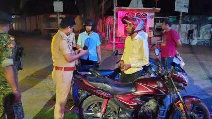 जगदीशपुर: अपराध नियंत्रण को लेकर पुलिस ने चलाया विशेष वाहन चेकिंग अभियान