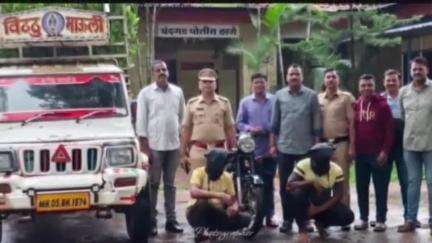 चंदगड: अडकुर-इब्राहिमपूर रोडवरील बुलेट चोरीचा 24 तासांत उलगडा करण्यात चंदगड पोलिसांना यश. बुलेटसह पिकअप वाहन जप्त
