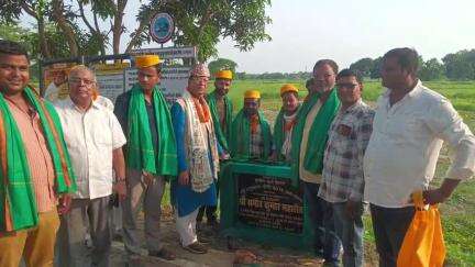 पंडौल: मधुबनी: पूर्व उद्योग मंत्री समीर महासेठ ने पंडौल में चार सड़कों का किया शिलान्यास