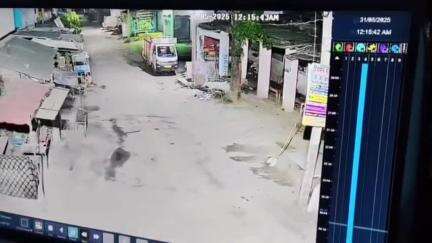 रुद्रपुर: रैश्री चौराहे पर बीती रात अज्ञात चोर हुए दिखे, व्यक्ति के जागने पर फरार