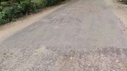 स्याना का थाल इनायतपुर मार्ग पूरी तरह पड़ा जर्जर, राहगीर परेशान, जिम्मेदारों का नहीं कोई ध्यान#jansmasya