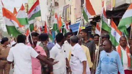 துறையூர்: ஆப்ரேஷன் சிந்தூர் வெற்றியை கொண்டாடும் வகையில் துறையூரில் பேரணி