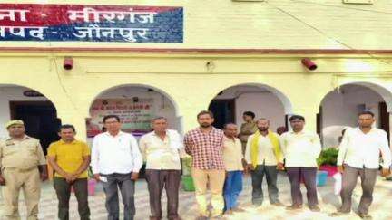 मछलीशहर: मीरगंज पुलिस ने शांति भंग करने वाले 8 लोगों को किया गिरफ्तार