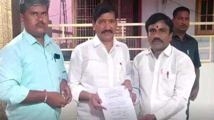 కర్నూలు: జీవో 53 రద్దుపై కర్నూలు ఎంపీ బస్తిపాడు నాగరాజుకు వినతి అందజేత