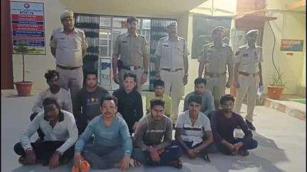 फुलेरा मु. सांभर: जोबनेर थाना क्षेत्र में पहलगाम आतंकी हमले के बाद बीती रात विशेष अभियान में पुलिस ने 10 बांग्लादेशी लोगों को किया डिटेन