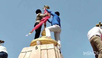 ધ્રાંગધ્રા: ખારી શેરીમાં સોની સમાજના વાઘેશ્વરી માતાજી નો પાટોત્સવ નવચંડી યજ્ઞમાં પૂર્વ કેબિનેટ મંત્રીએ હાજરી આપી