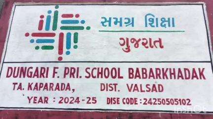 કપરાડા: ડુંગરી ફળિયા પ્રાથમિક શાળા બાબરખડકમાં બાળકોને શૈક્ષણિક કાર્યનું પરિણામ આપ્યું, SMC અધ્યક્ષ અજીત પટેલ હાજર રહ્યા