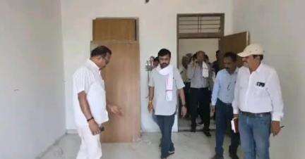 बाबई: माखन नगर के निर्माणाधीन रेस्ट हाउस का निरीक्षण करने विधायक ठाकुर विजयपाल सिंह पहुंचे