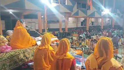 खरगौन: देव ग्राम घोटिया में पांच दिवसीय प्रज्ञा पुराण कथा और संस्कार महोत्सव का आयोजन