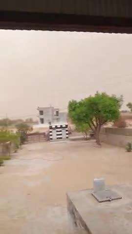 RAJSTHAN MEIN  TEJ AANDHI BARISH KA ALERT