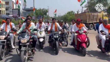 మంచిర్యాల: మంచిర్యాల పట్టణం బంద్ సందర్భంగా భారీ ర్యాలీ నిర్వహించిన హిందూ సంఘల నాయకులు