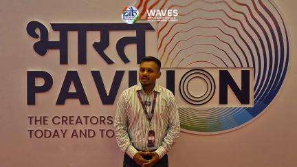 भारत पवेलियन #WAVES2025 — भारत की सांस्कृतिक गहराई और मीडिया नवाचार का जीवंत संगम!