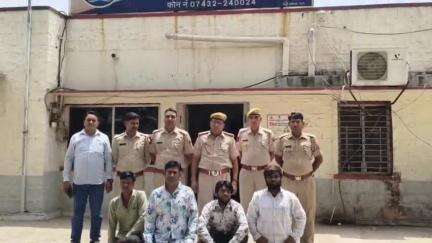 झालरापाटन: नगर पालिका अध्यक्ष के पति से मारपीट व लूट के 4 आरोपियों को पुलिस ने किया गिरफ्तार, मुख्य आरोपी की तलाश जारी