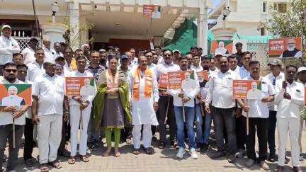 नंदुरबार: केंद्राने जातनिहाय जनगणना करण्यास हिरवा कंदील दर्शविल्याने आमदार निवासस्थानी जल्लोष