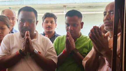 দাংতল ৰাজহ চক্ৰ: বাসুগাঁৱত চিৰাং মণ্ডল বিজেপিৰ অস্থায়ী কাৰ্য্যালয় শুভ উদ্বোধন কৰে বিজনীৰ বিধায়ক অজয় কুমাৰ ৰায়ে