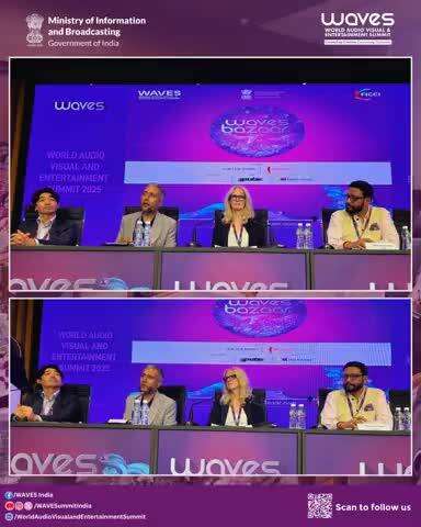Day 3 of #WAVES2025 featured a dynamic press conference spotlighting #WAVESBazaar — a vibrant hub of creativity and innovation where buyers, sellers, and investors converge to connect, network, and collaborate.