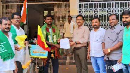 ಬೀದರ್: ಗ್ರಾಮ ಪಂಚಾಯತಿಗೊಂದು ಕಿರು ಪಕ್ಷಿಧಾಮ ನಿರ್ಮಿಸಿ ; ನಗರದಲ್ಲಿ ತುಮಕೂರ್ ಪರಿಸರ ಪ್ರೇಮಿ ಮಹಲಿಂಗಯ್ಯ ಅಪರ ಡಿಸಿಗೆ ಮನವಿ