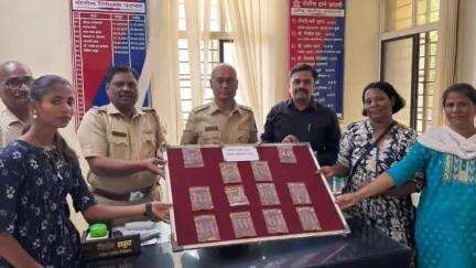नंदनवन कॉलनीतून फसवणुकीतील लाखो रुपयाचे दागिने पोलिसांनी जप्त करून फिर्यादीला केले परत, छावणी पोलिसांची कामगिरी