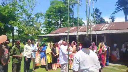 ঢেকিয়াজুলি ভাগ: বেলশিৰি চাহ বাগিচাত সদৌ অসম কিষাণ(কুঢ়াৰ) জাতি মহাসভাৰ ২৯ তম্‌ প্ৰতিষ্ঠা দিৱস উদ্‌যাপন
