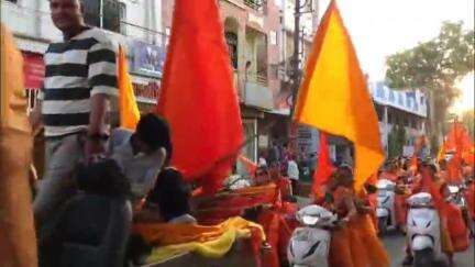 खंडवा नगर: रामेश्वर क्षेत्र में ब्रह्मोत्सव के दौरान ब्राह्मण समाज ने निकाली बाइक रैली