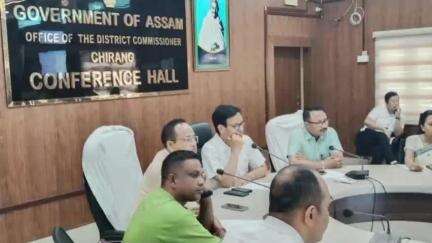 দাংতল ৰাজহ চক্ৰ: কাজলগাঁৱত বান প্ৰস্তুতিৰ ব্যৱস্থাসমূহ লৈ পৰ্যালোচনা সভা অনুষ্ঠিত ,উপস্থিত মন্ত্ৰী উৰখাও গৌৰা ব্ৰহ্ম