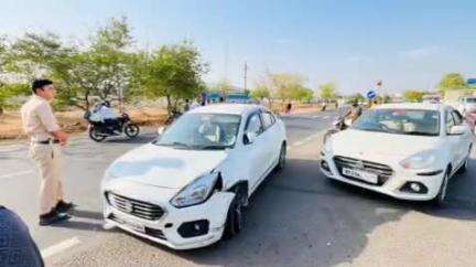 कसरावद: मुंबई आगरा राष्ट्रीय राजमार्ग पर तेज रफ्तार बाइक दुर्घटना में दो गंभीर रूप से घायल