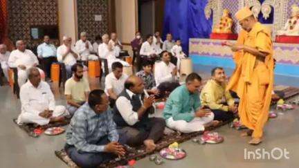 જૂનાગઢ: અક્ષરવાડી વિસ્તારમાં આવેલ BAPS સ્વામી નારાયણ મંદિરમાં 19 મો પાટોત્સવ ની ભવ્ય ઉજવણી કરાઇ