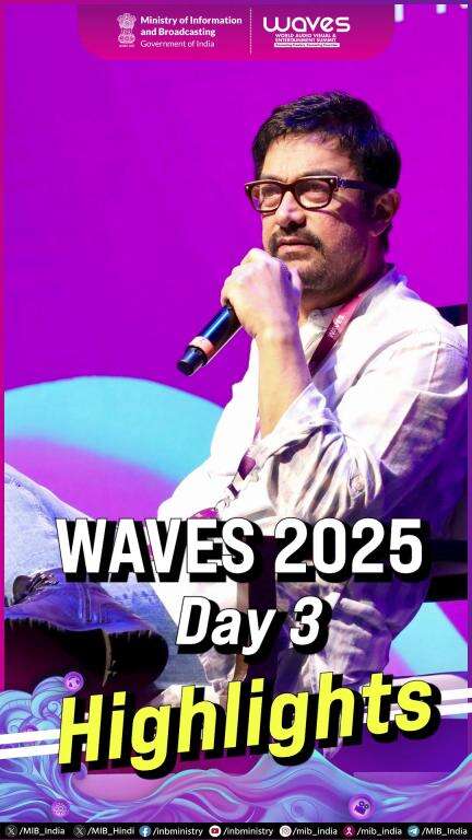 Day-3 of WAVES 2025 was filled with inspiring masterclasses and dynamic creator-led sessions!