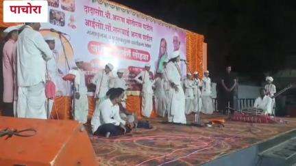 पाचोरा: शहरातील शिवनेरी नगर मधील महादेव मंदिराजवळ ह. भ. प. रविकिरण महाराज यांचा जाहीर कीर्तनाचा कार्यक्रम उत्साहात संपन्न,