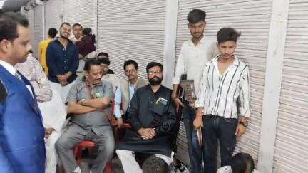 सासाराम मंटू सोनी के बेटी शादी में धर्मशाला रोड पहुंचे, आशुतोष सिंह अधिवक्ता,पूर्व विधायक उम्मीदवार,प्रदेश अध्यक्ष बिहार
