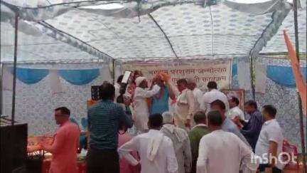 चरखी दादरी: च.दादरी में भगवान परशुराम जन्मोत्सव के उपलक्ष्य में कार्यक्रम, अंतरराष्ट्रीय खिलाड़ी रामकिशन शर्मा को सम्मानित किया गया