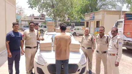 पटेरा: बांदकपुर मार्ग पर मुनीम ढाबा के पास से 13 पेटी अवैध शराब बरामद, हिंडोरिया थाना पुलिस ने की कार्रवाई
