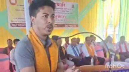 বাক্সা: বাগানপাৰাত হাইস্কুল শিক্ষান্ত পৰীক্ষাত উত্তীৰ্ণ শিক্ষাৰ্থীক সম্বৰ্দ্ধনা অনুষ্ঠান, বিটিআৰৰ অধ্যক্ষ কাতিৰাম বড়োৰ অংশগ্ৰহণ