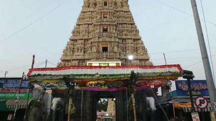 காஞ்சிபுரம்: கச்சபேஸ்வரர் திருக்கோவில் சித்திரை உத்திர பெருவிழா உற்சவம் கொடியேற்றத்துடன் துவக்கம்