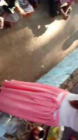 डिंडोरी शाहपुरा ग्राम डुकरी गांव में पंचकुटी महा यज्ञ में आज शिवजी के विवाह में शामिल नागा साधु महाराज