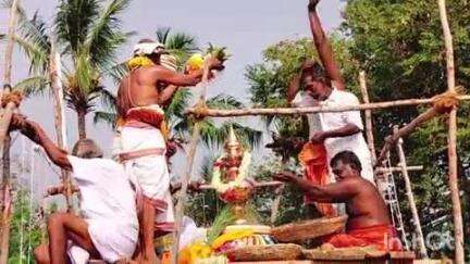 செந்துறை: நல்லாம்பாளையம் கிராமத்திலுள்ள மாரியம்மன்  திருக்கோவில் கும்பாபிஷேக விழா