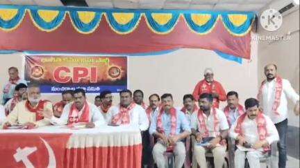 చెన్నూరు: భారత కమ్యూనిస్టు పార్టీ రాష్ట్ర నాల్గవ మహాసభలను విజయవంతం చేయాలి: సిపిఐ రాష్ట్ర కార్యవర్ధర్షివర్గ సభ్యులు కలవేన శంకర్