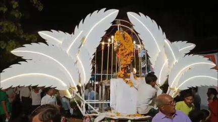 खंडवा नगर: खंडवा में भगवान परशुराम की शोभायात्रा निकाली गई, रामेश्वर क्षेत्र से शहर भर में
