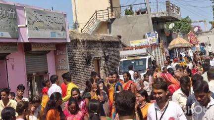 फुलंब्री: बाबरा येथे स्वामी समर्थ महाराजांचा पालखी सोहळा संपन्न