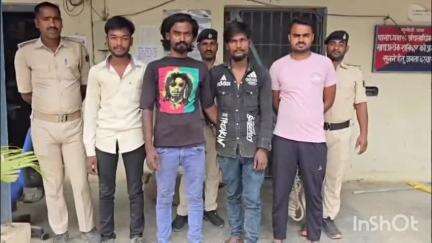 सुगौली: सुगौली पुलिस ने दो अलग अलग मामलों में चार लोगों को किया गिरफ्तार