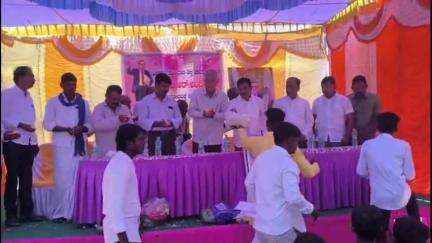 ಕಂಪ್ಲಿ: ಬೆಳಗೋಡು ಗ್ರಾಮದಲ್ಲಿ ಛಲವಾದಿ ಸಮಾಜದಿಂದ ಅಂಬೇಡ್ಕರ್ ಜಯಂತಿ ಆಚರಣೆ