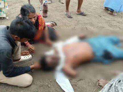 సంతనూతలపాడు: ఈదుమూడి గ్రామంలో పిడుగు పడి గొర్రెల కాపరి కొండేపి నాగమల్లేశ్వరరావు మృతి