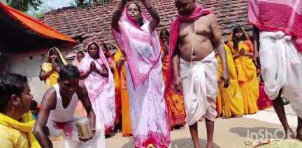 मसलिया: सिरमाकाजल और पारबाद सिंह परिवार ने तीन दिवसीय सूर्याहू पूजा का समापन किया