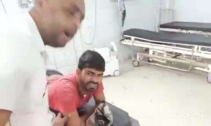 मानसी: मानसी में ग्रैंडर मशीन से युवक घायल, सदर अस्पताल में चल रहा इलाज