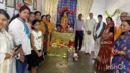 कोरीघाट स्थित चित्रगुप्त मंदिर में भगवान चित्रगुप्त प्रकट उत्सव में विधायक हुए शामिल
