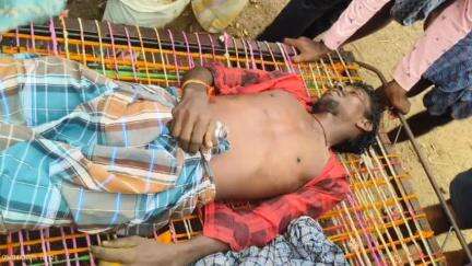 రావిగుంటపల్లిలో గొర్రెల కాపరి తాటిబోయిన చిన్నయ్య పిడుగుపాటుకు మృతి