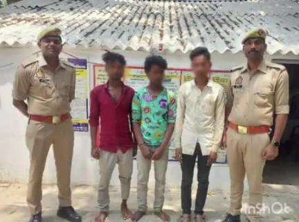 मेहदावल: राजेबोहा गांव में बकरा चोरी के मामले में पुलिस ने तीन अभियुक्तों को किया गिरफ्तार