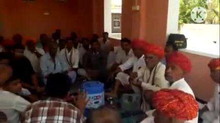 आसीन्द: वैष्णव बैरागी समाज द्वारा झरना महादेव मंदिर परिसर में हनुमान मंदिर की वर्षगांठ मनाई गई