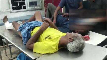 बेंगाबाद: बेंगाबाद डाक बंगला के पास सड़क हादसे में 2 लोग घायल
